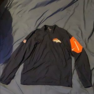 Nike Broncos Wind Breaker On Field Apperal